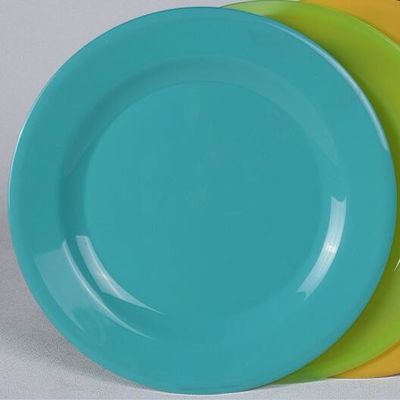 Customized Logo Plastic Food Tray PP Plate for Disposable Efficiency Lightweight Round Microwavable Plate