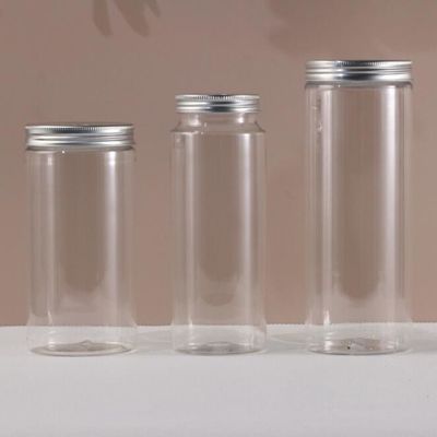 Customized Logo Plastic Round PET Bottle with Tight Sealing and Transparent Clarity
