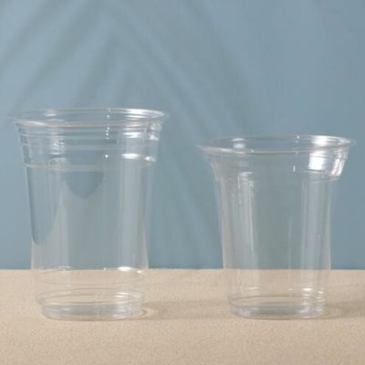 Custom Logo Plastic PET Cup Temperature 0-100℃ Lightweight Cold Beverage Containers