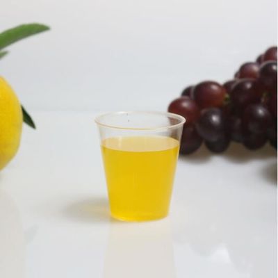 Taça PS descartável redonda transparente de 1,5 oz leve 4g Disponibilidade rápida de amostras
