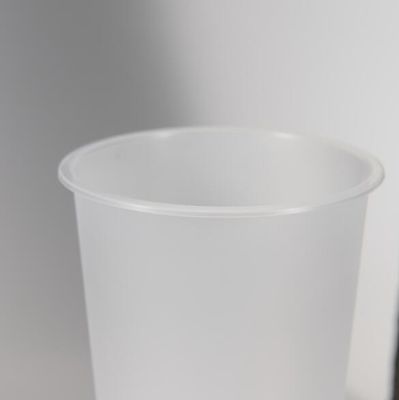 17OZ Clear  Round Plastic PP Cup with PP Lid Or PET Lid For Boba Tea