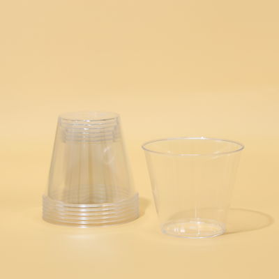 5OZ Transparent PS Plastic Disposable Cup FDA SGS Certified For Juice