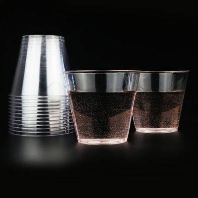 Durability Lightweight 150ML PS Plastic Cups With Sample Service For Juice Water