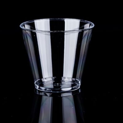 Disposable 5OZ Transparent Round PS Plastic Cups with FDA/SGS Certification For Juice In Party