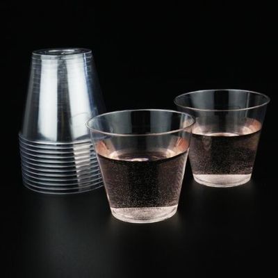 Rund 150 ml Einweg-Plastikbecher mit hoher Haltbarkeit für Veranstaltungen und Partys