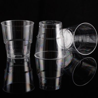 180ml Reusable Wine Cups with Custom PS Plastic Logo