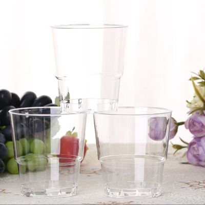 Cốc nhựa chất lượng thực phẩm bền có thể tùy chỉnh và hoàn hảo cho đồ uống rượu vang và nước