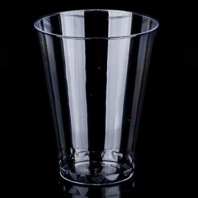 210ml Customized Round PS Clear Wine Cups With FDA SGS Certificates For Juice And Water