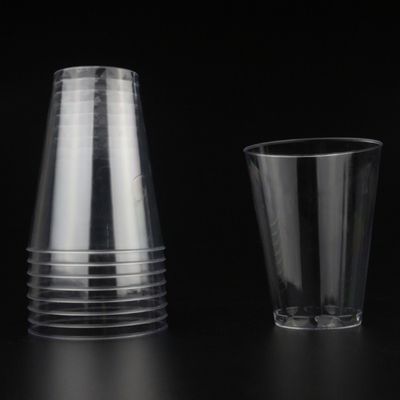 Durable PS Plastic Cups with Customizable Logo for Beverage Packaging