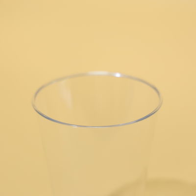 8 Oz Round Disposable FDA PS Plastic Cups with Custom Logo Print