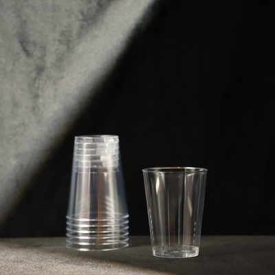 11.5g এফডিএ অনুমোদিত পিএস প্লাস্টিকের কাপ পার্টি, আউটডোর এবং ক্যাফে জন্য 8oz ধারণক্ষমতা সঙ্গে