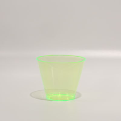 Customized Clear Round PS Plastic Cups with Logo for Beverages