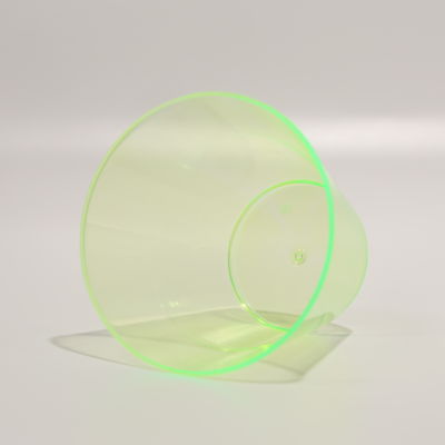 Customized Clear Round PS Plastic Cups with Logo for Beverages