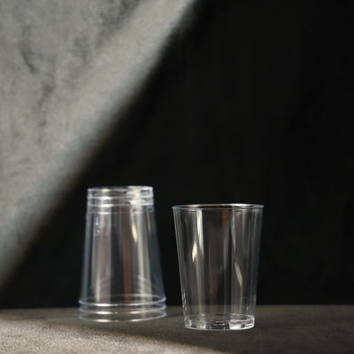 Tazas PS de plástico impresas con logotipo personalizado de 300 ml para bebidas calientes y frías en fiestas, al aire libre