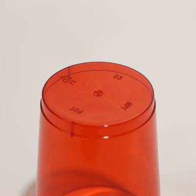 FDA Certified Round Disposable Plastic PS Cups With Color For Juice