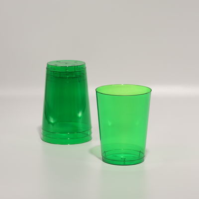 300ML Colorful PS Plastic Disposable Water Snack Cups For Juice and Water