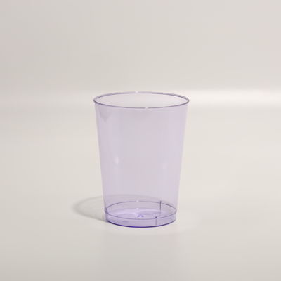 FDA Approved Disposable PS Plastic Cups with Custom Logo Printing for Juice
