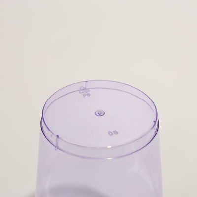 FDA Approved Disposable PS Plastic Cups with Custom Logo Printing for Juice