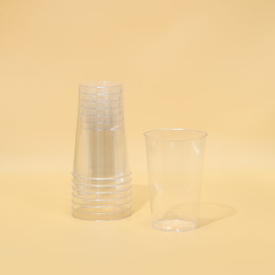 Lightweight Clear Plastic Disposable Cup For Hot And Cold Beverages 12OZ Volume