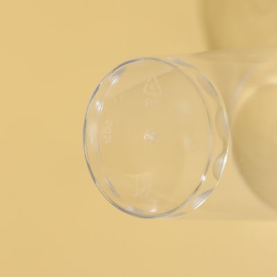 Lightweight Clear Plastic Disposable Cup For Hot And Cold Beverages 12OZ Volume