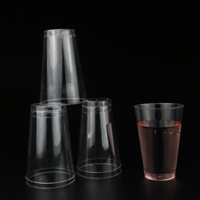 Кристально чистые одноразовые пластиковые чашки PS 360 мл с индивидуальным логотипом