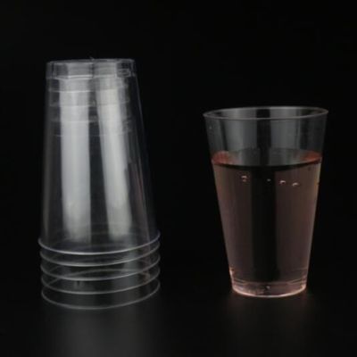 15.5g PS yuvarlak plastik basılı bardaklar 12oz Su sıcak ve soğuk içecekler için