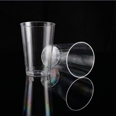 15.5g PS yuvarlak plastik basılı bardaklar 12oz Su sıcak ve soğuk içecekler için