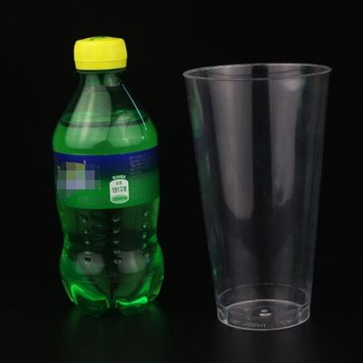 Transparent Plastic PS Packaging Cups For Hygienic Drinkware Customized Logo