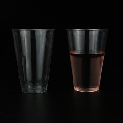 FDA Certified PS Plastic Cups Disposable 14OZ Capacity For Hot And Cold Beverage