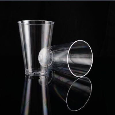 420ML Crystal Clear PS Plastic Cups Disposable Cups For Hot And Cold Drinks In Party