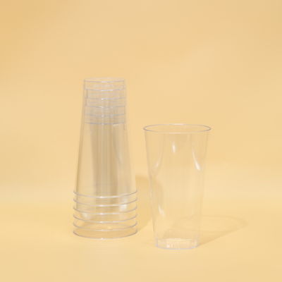 Crystal Clear PS Plastic Disposable Tumbler 480ml