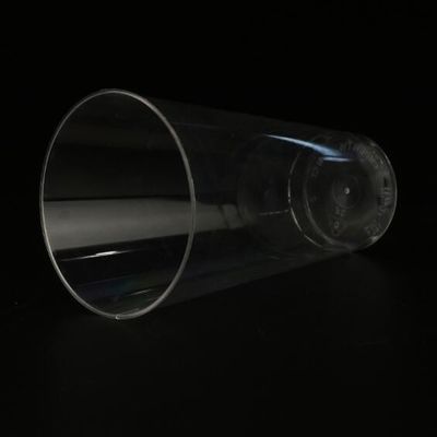 Crystal Clear PS Plastic Cups Disposable Tumbler With Customized Color For Juice