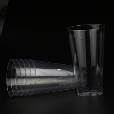 Disposable PS Plastic Cups For Juice Food Grade With Customized Logo