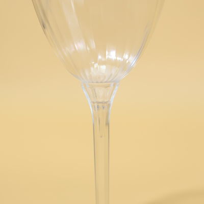 270ml Kekuatan Tinggi PS Plastik Cups Goblet Untuk Minuman Anggur Dan Sampanye