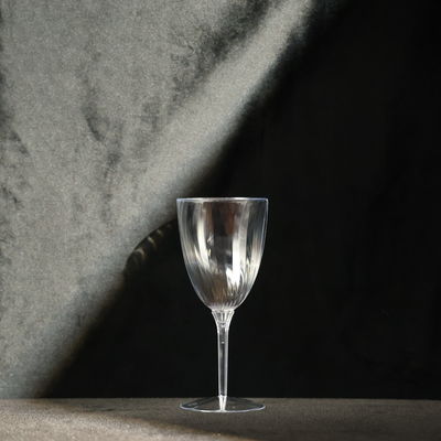 FDA Certified PS Plastic Cups Goblet with Custom Logo For Champagne And Wine