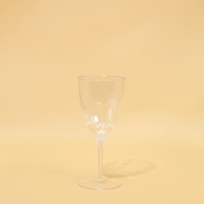 FDA Certified PS Plastic Cups Goblet with Custom Logo For Champagne And Wine