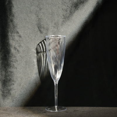 パーティーのカスタマイズされた印刷のためのシャンパンのための使い捨て透明のPSプラスチックカップ