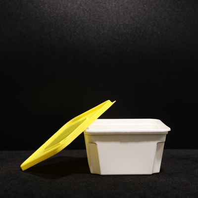 Eco Friendly Leakproof 450ml Plastic PP Lunch Box with Snap On Lid