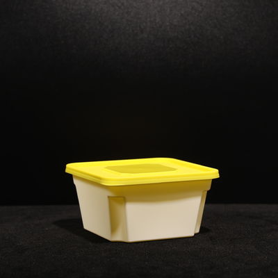 Eco Friendly Leakproof 450ml Plastic PP Lunch Box with Snap On Lid