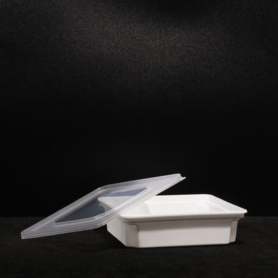 BPA Free PP Lunch Box 520ml Snap On Lid Plastic Food Packaging Box For Sandwich