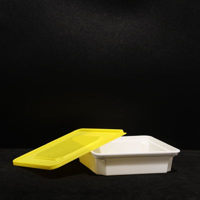 Leakproof Disposable Lunch Box / Customized Food Packaging Box In PP Hard Plastic Material