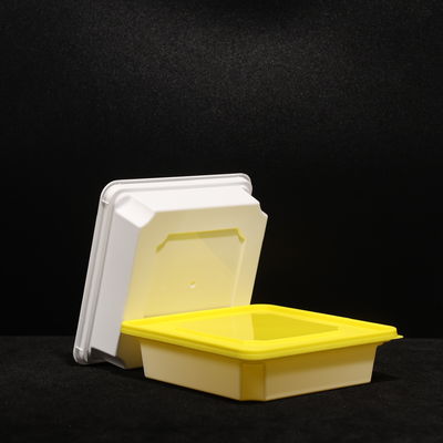 Leakproof Disposable Lunch Box / Customized Food Packaging Box In PP Hard Plastic Material