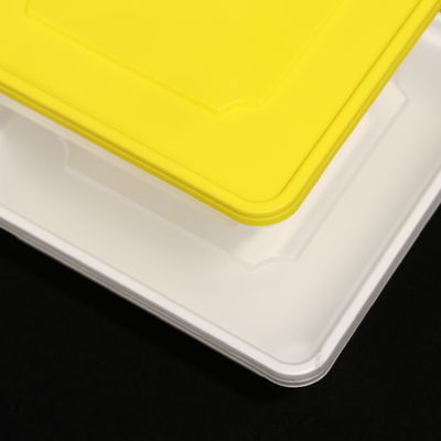 Leakproof Disposable Lunch Box / Customized Food Packaging Box In PP Hard Plastic Material