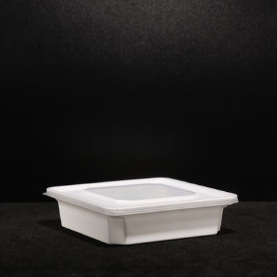 Multi Purpose Snap On Lid 500ml Disposable PP Lunch Box  OEM ODM logo Pringting