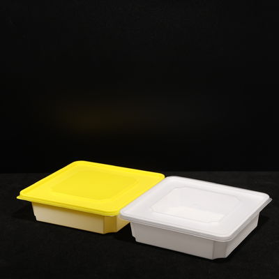 Multi Purpose Snap On Lid 500ml Disposable PP Lunch Box  OEM ODM logo Pringting