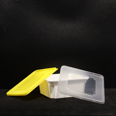 Leak Proof Fruit Packaging PP Lunch Box Fast Food Box  with 700ml Capacity and Custom Logo Printing