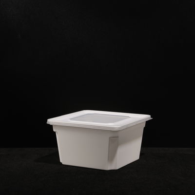 400 stuks Verpakking Qty PP Wegwerp lunchbox voor aangepaste verpakking