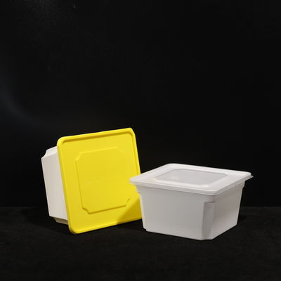Rectangular Food Safe PP Lunch Box 1000ml Multi Purpose For Hot And Cold Food