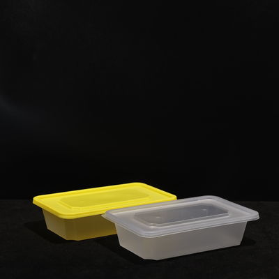 PP Dondurucu Mikrodalga Güvenli Öğle yemeği Kutusu Sıcak Soğuk Yiyecekler için Özel