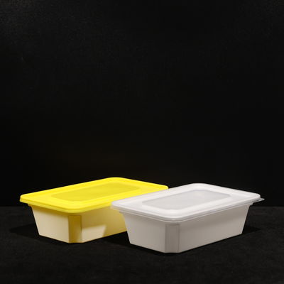 650ml Plastic PP Lunch Box Disposable Lunch Packing Box Leak Proof For Hot Dog Sandwich